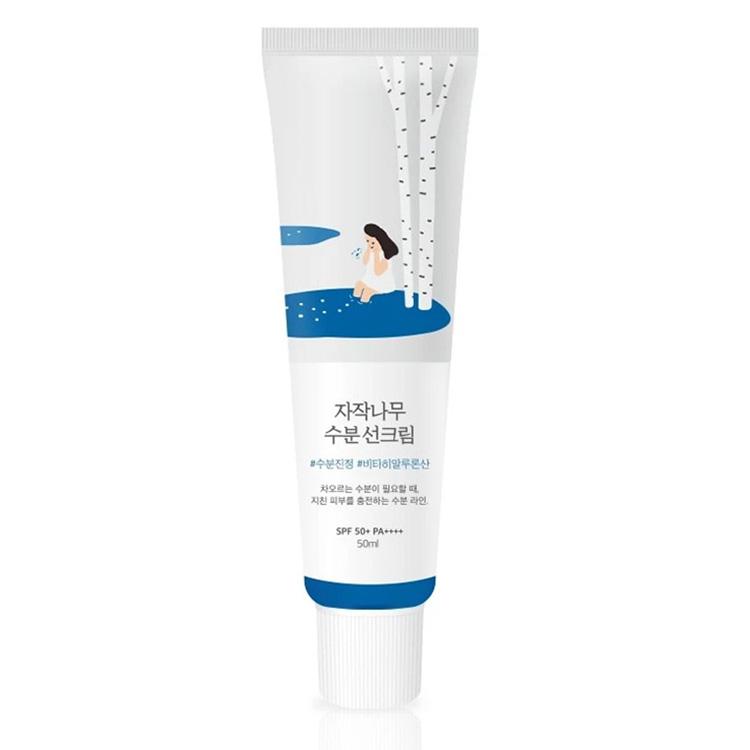 Buy Round Lab Birch Juice Moisturizing Sun Cream 50ml (FLAWED BOX) at Lila Beauty - Korean and Japanese Beauty Skincare and Makeup Cosmetics