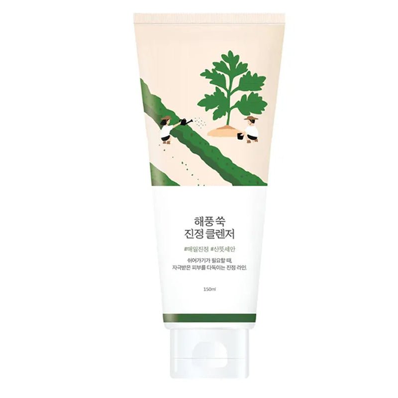 Buy Round Lab Mugwort Calming Cleanser 150ml at Lila Beauty - Korean and Japanese Beauty Skincare and Makeup Cosmetics