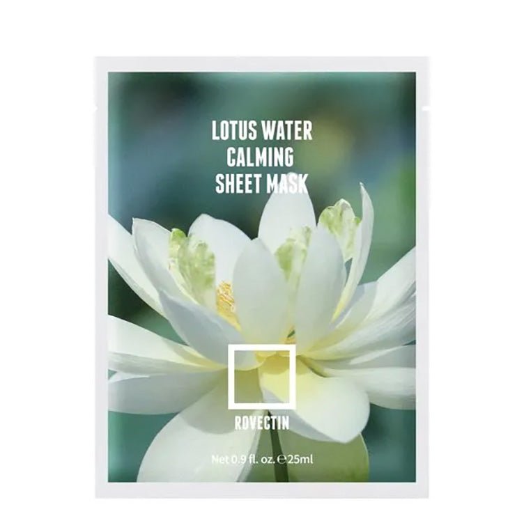 Buy Rovectin Clean Lotus Water Calming Sheet Mask (1 pc) at Lila Beauty - Korean and Japanese Beauty Skincare and Makeup Cosmetics