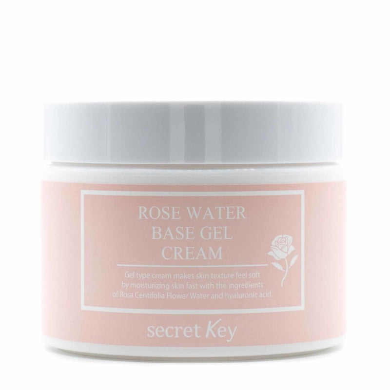 Buy Secret Key Rose Water Base Gel Cream 100g at Lila Beauty - Korean and Japanese Beauty Skincare and Makeup Cosmetics