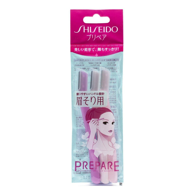 Buy Shiseido Prepare L Eyebrow Razor 1 Pack (3 Razors) at Lila Beauty - Korean and Japanese Beauty Skincare and Makeup Cosmetics