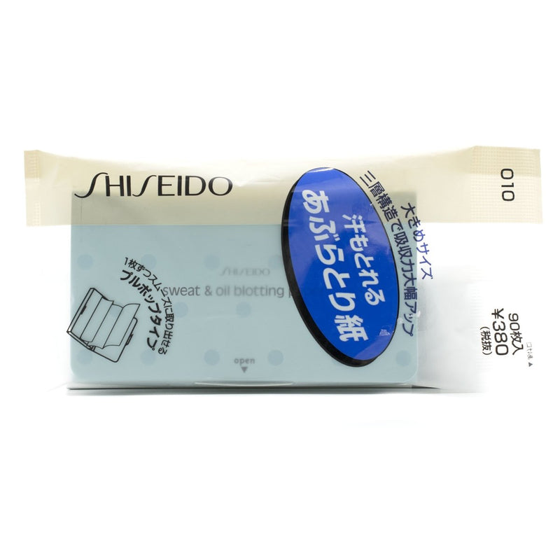 Buy Shiseido Sweat & Oil Blotting Paper #010 (90 Pieces) at Lila Beauty - Korean and Japanese Beauty Skincare and Makeup Cosmetics