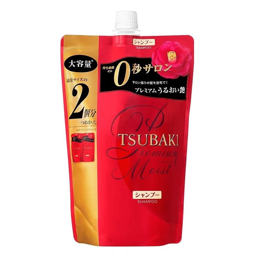 Buy Shiseido Tsubaki Premium Moist Shampoo Or Conditioner Pump Type Refill 660ml in Australia at Lila Beauty - Korean and Japanese Beauty Skincare and Cosmetics Store