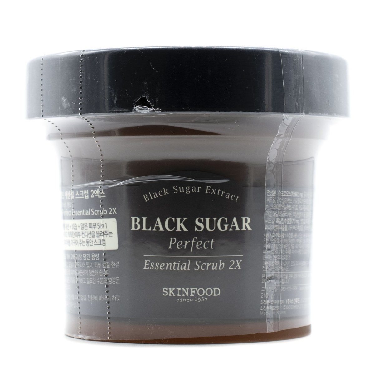 Buy Skinfood Black Sugar Perfect Essential Scrub 2X 210g at Lila Beauty - Korean and Japanese Beauty Skincare and Makeup Cosmetics