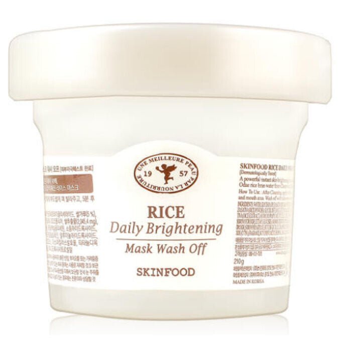 Buy Skinfood Rice Daily Brightening Mask Wash Off 210g at Lila Beauty - Korean and Japanese Beauty Skincare and Makeup Cosmetics