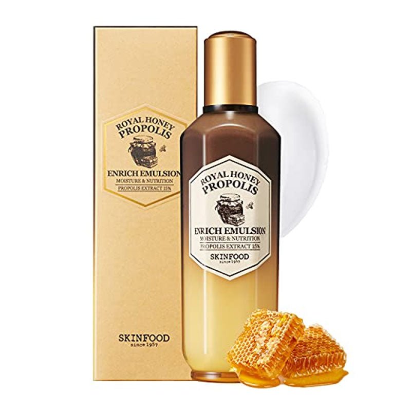 Buy Skinfood Royal Honey Propolis Enrich Emulsion 160ml at Lila Beauty - Korean and Japanese Beauty Skincare and Makeup Cosmetics