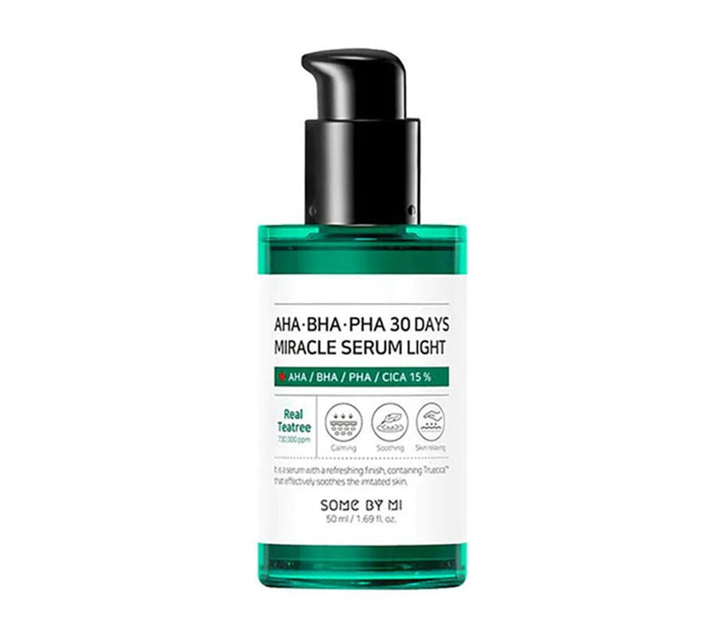 Buy Some By Mi AHA BHA PHA 30 Days Miracle Serum Light 50ml at Lila Beauty - Korean and Japanese Beauty Skincare and Makeup Cosmetics