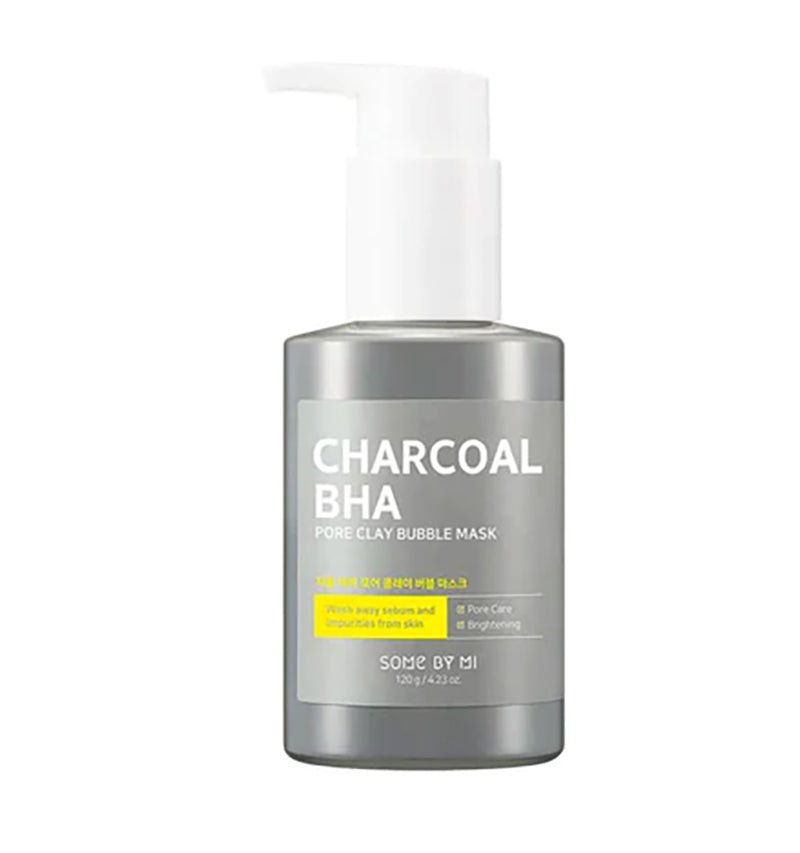 Buy Some By Mi Charcoal BHA Pore Clay Bubble Mask 120g at Lila Beauty - Korean and Japanese Beauty Skincare and Makeup Cosmetics
