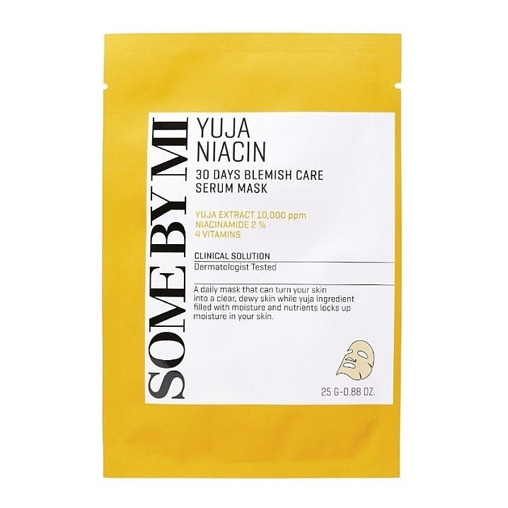 Buy Some By Mi Yuja Niacin 30 Days Blemish Care Serum Mask 25g at Lila Beauty - Korean and Japanese Beauty Skincare and Makeup Cosmetics