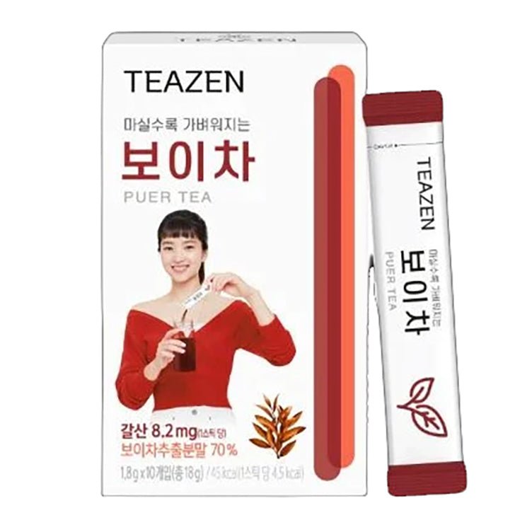 Buy Teazen Puer Tea Water Mix 1.8g at Lila Beauty - Korean and Japanese Beauty Skincare and Makeup Cosmetics