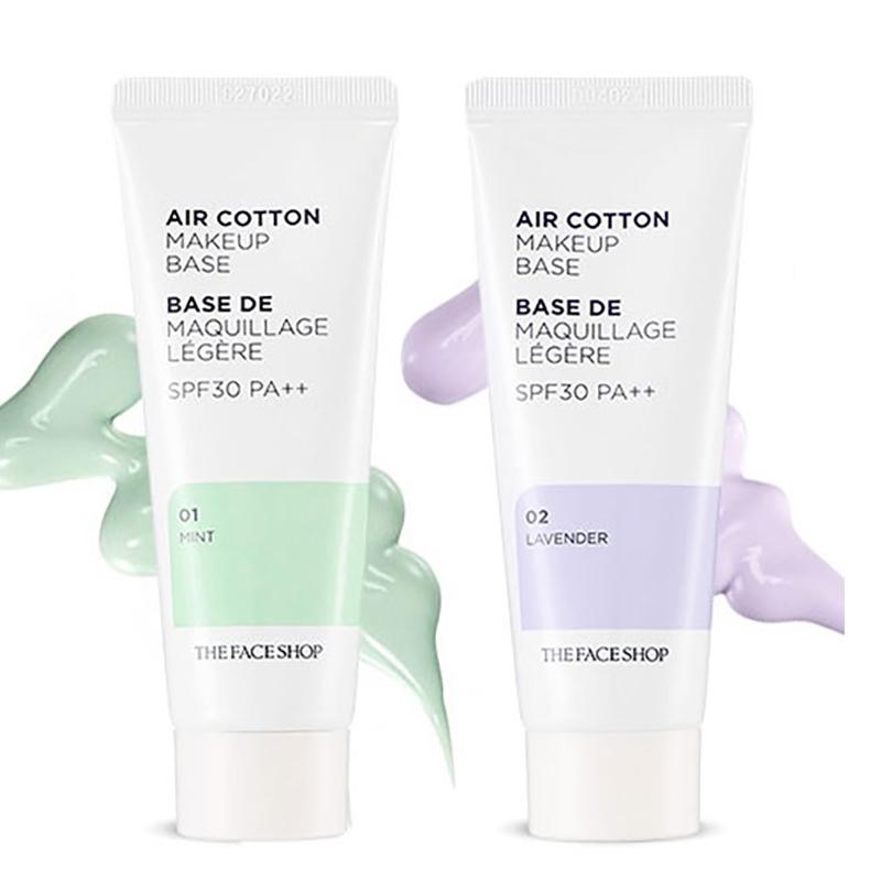 Buy The Face Shop Air Cotton Makeup Base 35g at Lila Beauty - Korean and Japanese Beauty Skincare and Makeup Cosmetics