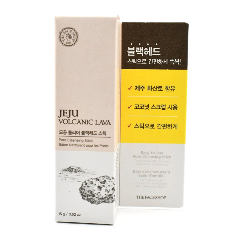 Buy The Face Shop Jeju Volcanic Lava Pore Cleansing Stick 15g at Lila Beauty - Korean and Japanese Beauty Skincare and Makeup Cosmetics