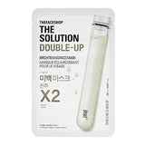 Buy The Face Shop The Solution Double-Up Mask Sheet at Lila Beauty - Korean and Japanese Beauty Skincare and Makeup Cosmetics