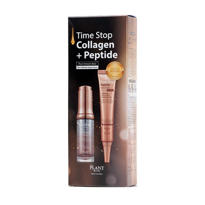 Buy The Plant Base Time Stop Collagen & Peptide Set (2 Pcs) in Australia at Lila Beauty - Korean and Japanese Beauty Skincare and Cosmetics Store