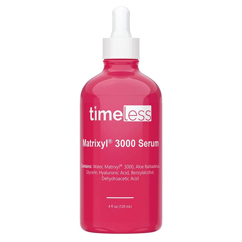 Buy Timeless Matrixyl 3000 Serum + Hyaluronic Acid 4oz / 120ml at Lila Beauty - Korean and Japanese Beauty Skincare and Makeup Cosmetics
