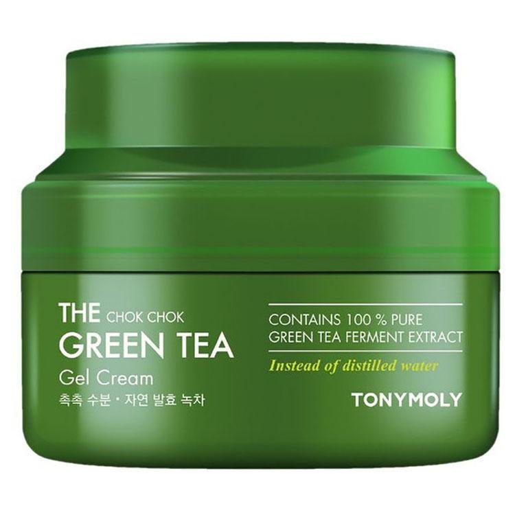 Buy Tony Moly The Chok Chok Green Tea Gel Cream at Lila Beauty - Korean and Japanese Beauty Skincare and Makeup Cosmetics