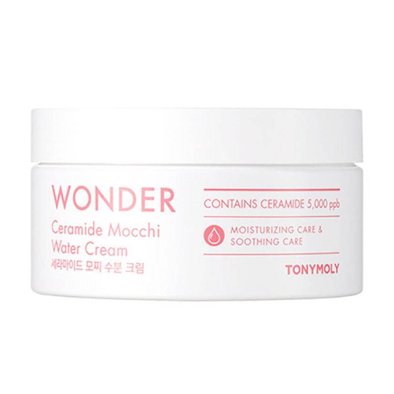 Buy Tony Moly Wonder Ceramide Mocchi Water Cream 300ml at Lila Beauty - Korean and Japanese Beauty Skincare and Makeup Cosmetics