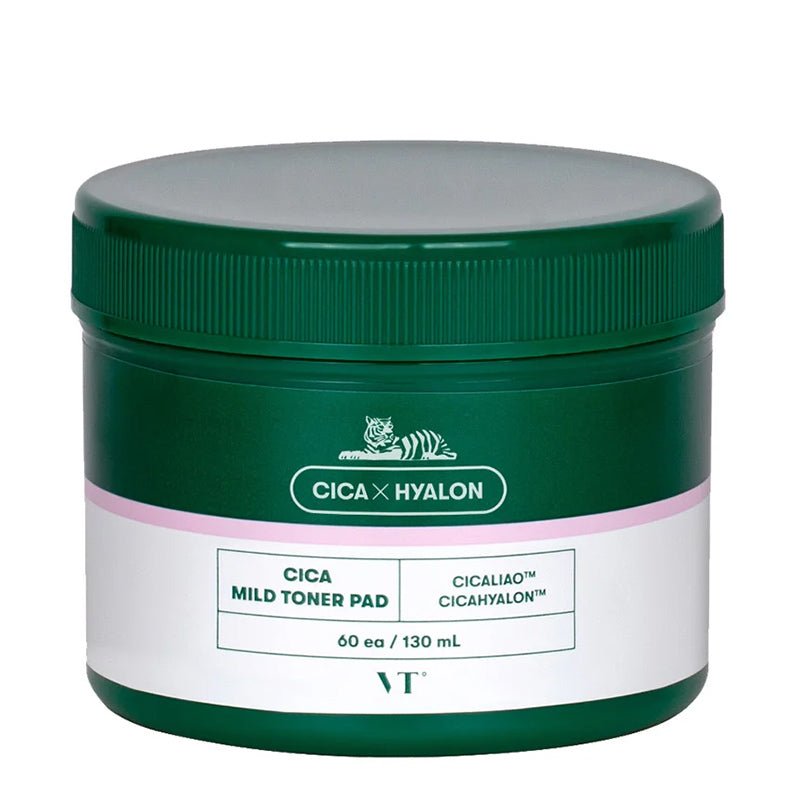 Buy VT Cosmetics Cica Mild Toner Pad 60 pcs at Lila Beauty - Korean and Japanese Beauty Skincare and Makeup Cosmetics