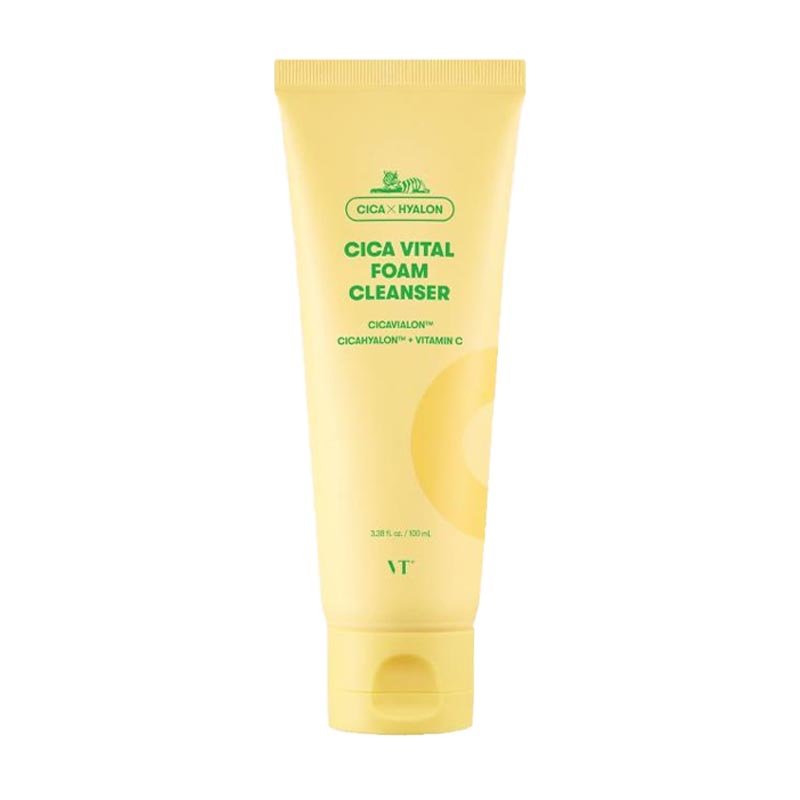 Buy VT Cosmetics Cica Vital Foam Cleanser 100ml at Lila Beauty - Korean and Japanese Beauty Skincare and Makeup Cosmetics