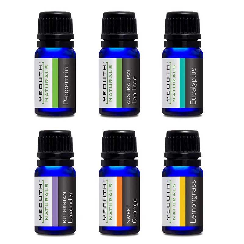 Buy Yeouth Pure Essential Oil (Set of 6*10ml bottles) at Lila Beauty - Korean and Japanese Beauty Skincare and Makeup Cosmetics